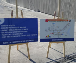 Plac budowy na ul. Kujawskiej w Bydgoszczy
