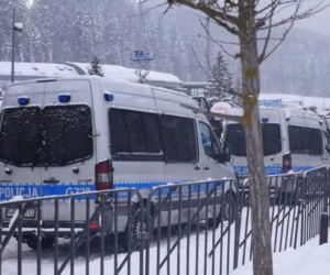 Górale przed Wielką Krokwią