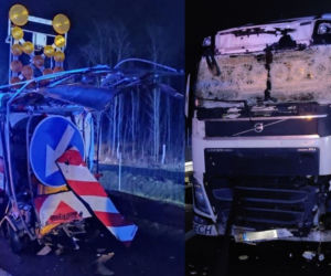 Groźny wypadek pod Zieloną Górą