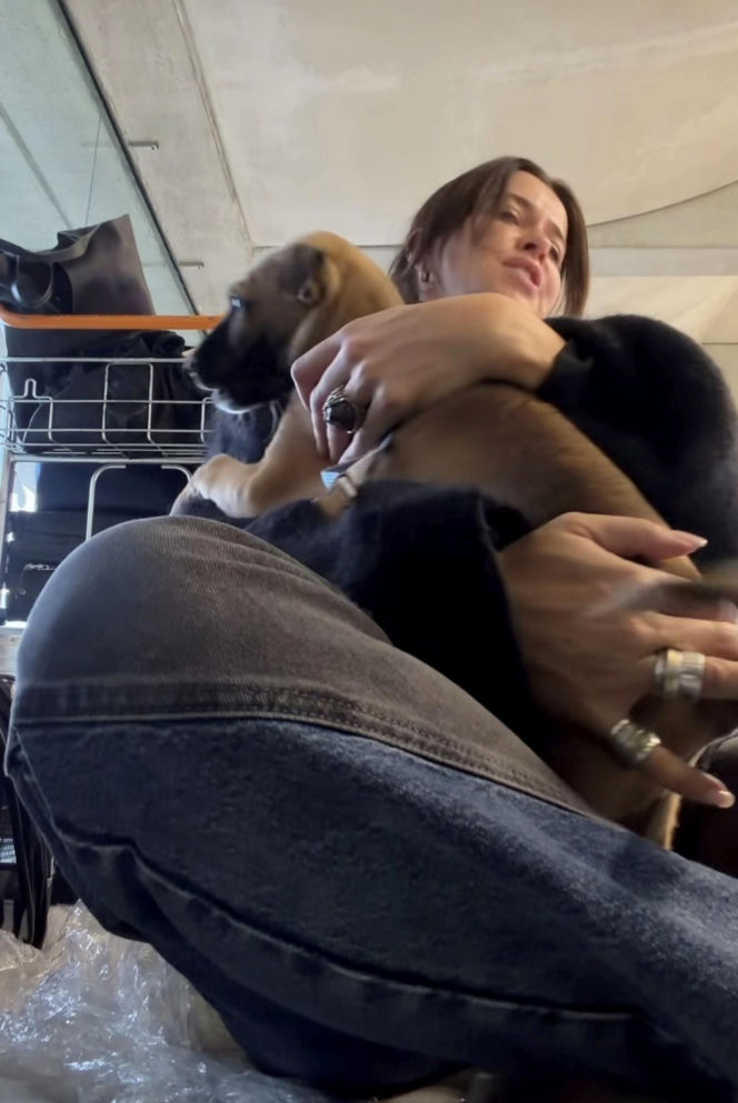 Malwina Wędzikowska uratowała psa