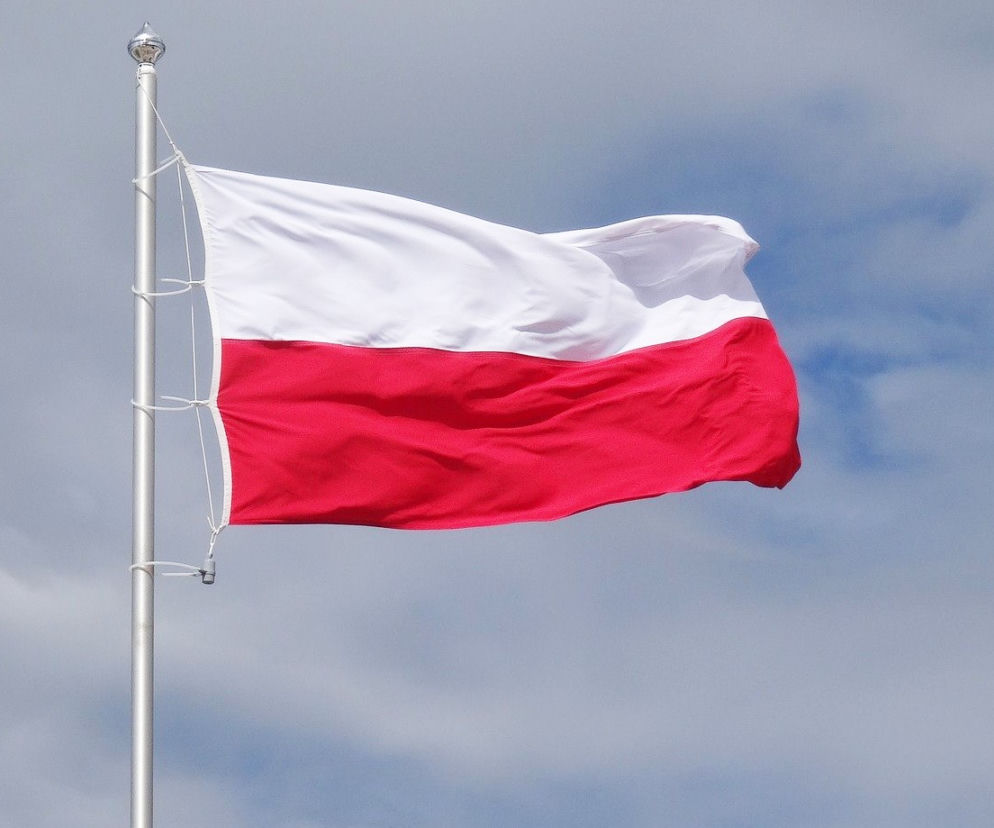 Flaga polski wybory