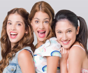 Violetta (Martina Stoessel), Francesca (Lodovica Comello), Camila (Candelaria Molfese)
