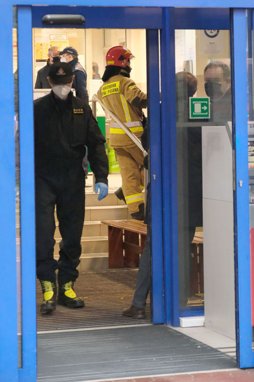Alarm bombowy na Pradze-Południe 