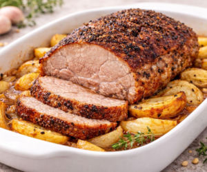 Karkówka w ziołach Magdy Gessler. Wychodzi tak soczysta, że rozpływa się w ustach