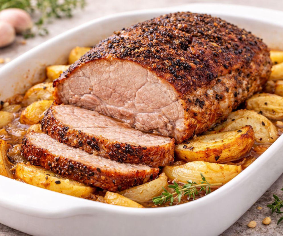 Karkówka w ziołach Magdy Gessler. Wychodzi tak soczysta, że rozpływa się w ustach