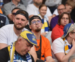 PRES Grupa Deweloperska Toruń - Gezet Stal Gorzów: Zdjęcia kibiców z meczu 7. kolejki PGE Ekstraligi na Motoarenie
