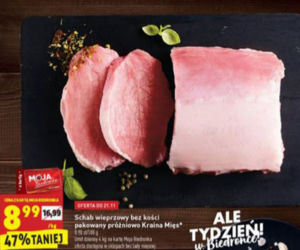 Biedronka –GIGA promocje. Wyjątkowo tani schab, banany i pomidory