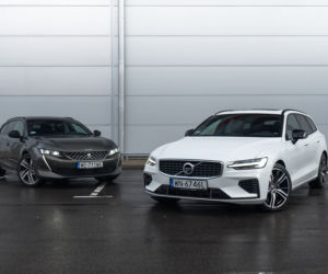 Volvo V60 T8 Twin Engine AWD R-Design AT8 vs. Peugeot 508 SW GT 2.0 BlueHDI 177 KM AT8