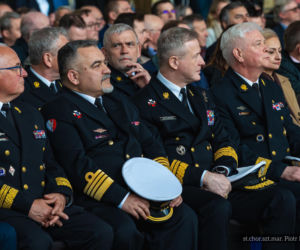 uroczyste palenie blach pod budowę trzeciej fregaty wielozadaniowej typu Miecznik