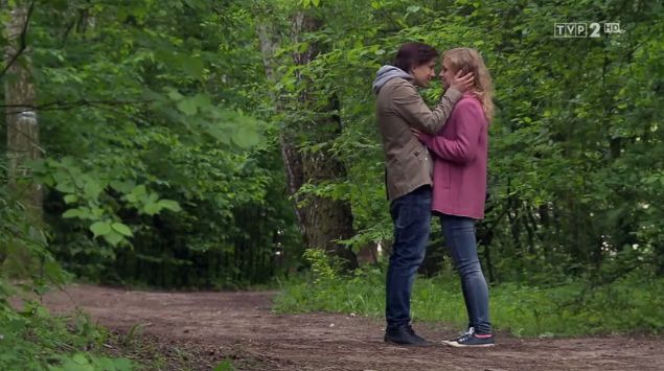 M jak miłość odcinek 1241. Franek (Piotr Nerlewski), Natalka (Marcjanna Lelek)
