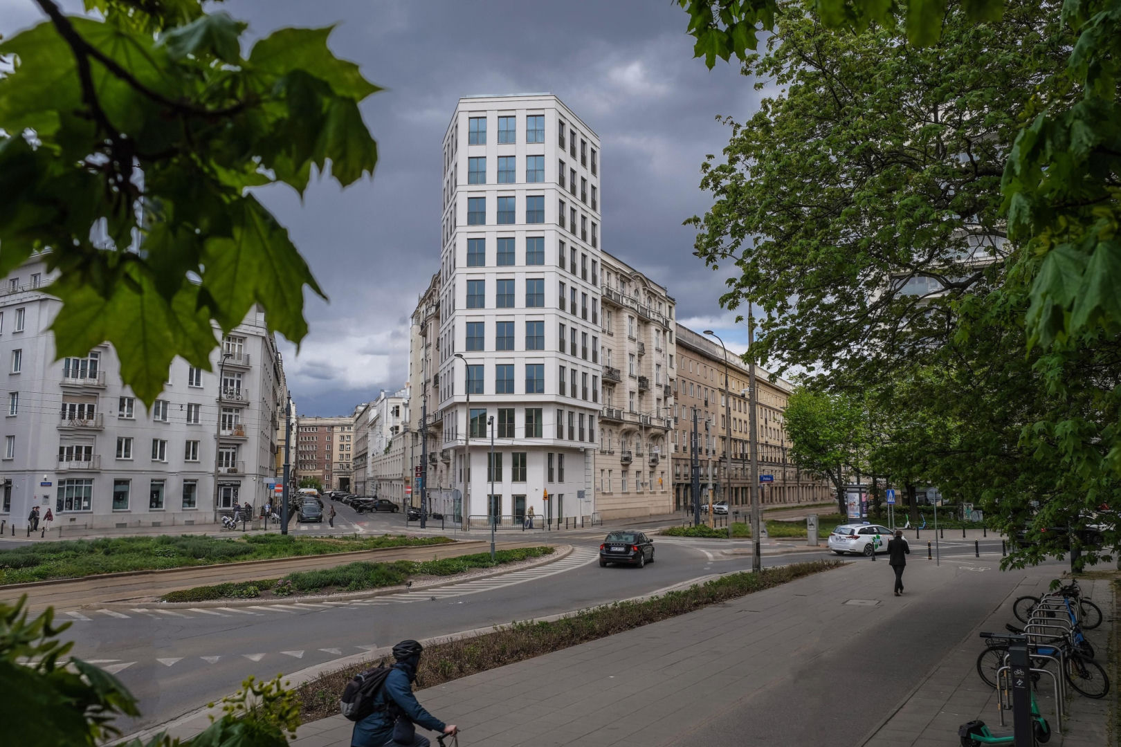 Dawny „szkieletor” przy placu Politechniki 4 w Warszawie