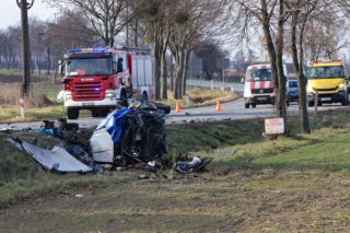 Tragiczny wypadek w Zielęcicach. Trwa śledztwo mające wyjaśnić przyczynę śmierci sześciu osób [GALERIA]
