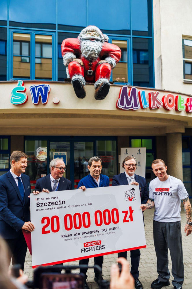 Miliony dla szczecińskiego szpitala od fundacji Cancer Fighters
