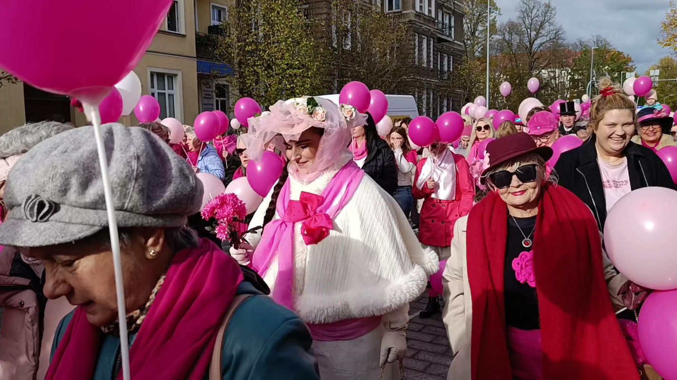 Marsz Różowej Wstążki w Szczecinie