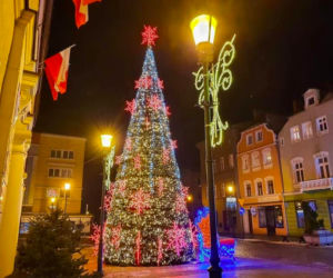 Iluminacje świąteczne w Żarach