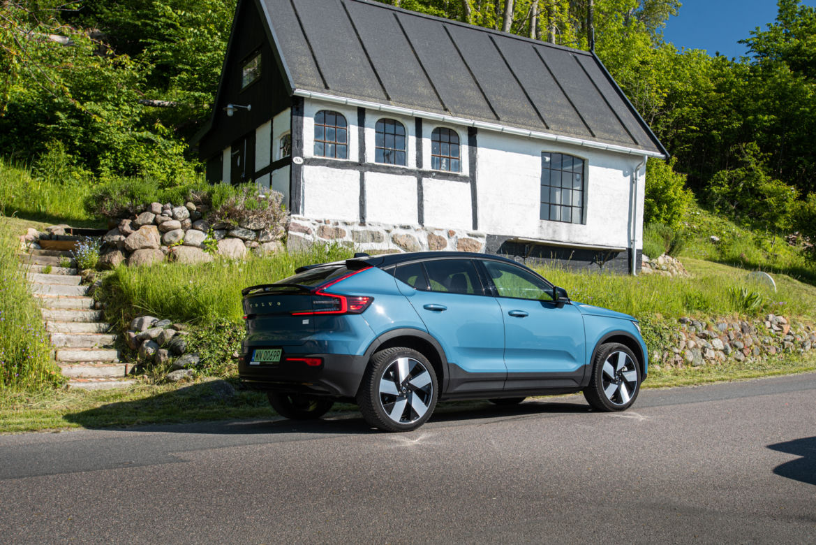 Bornholm z Volvo C40 Recharge