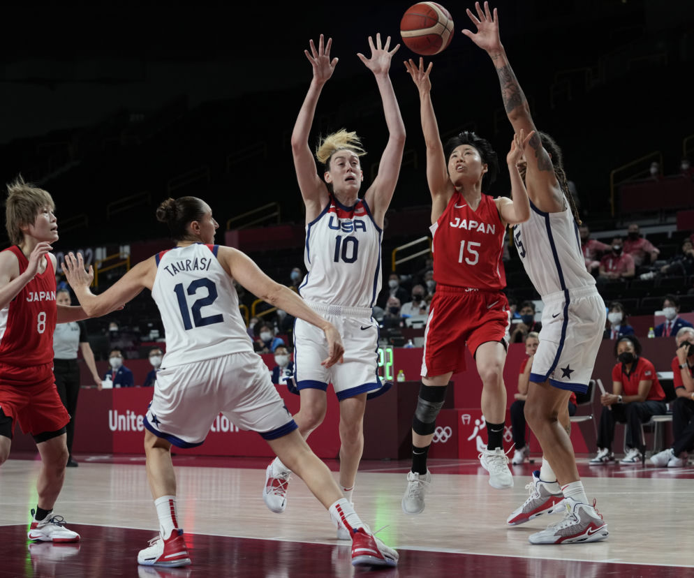 Finałowy mecz koszykarek USA - Japonia