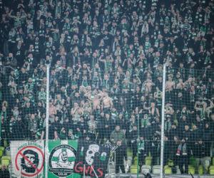 Lechia Gdańsk - Górnik Zabrze, zdjęcia kibiców i zawodników z meczu 18, kolejki PKO BP Ekstraklasy