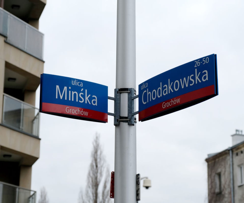 Błąd w nazwie ulicy Mińska