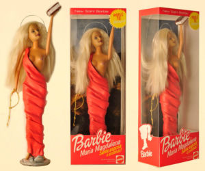 Matka Boska jako Lalka Barbie, Jezus na krzyżu jako Ken