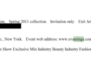 Ewa Minge w dokumentach Epsteina. Projektantka stawia sprawę jasno