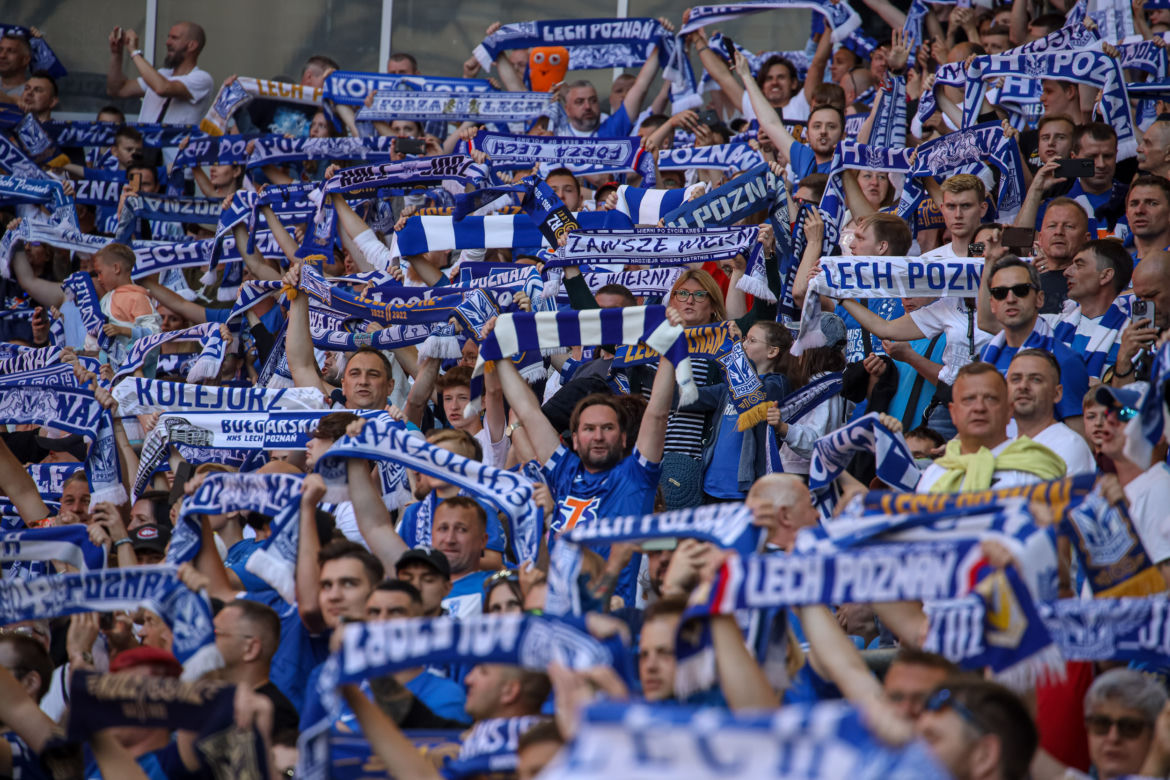 Tak bawili się kibice na meczu Lech Poznań - Jagiellonia Białystok