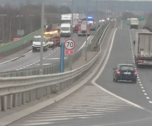 Karambol 5 samochodów na Kleeberga zablokował trasę Białystok - Ełk