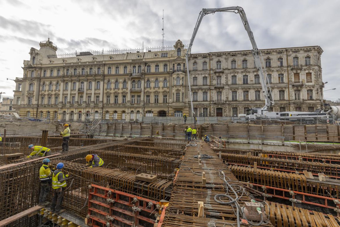 Budowa przystanku Łódź Śródmieście 