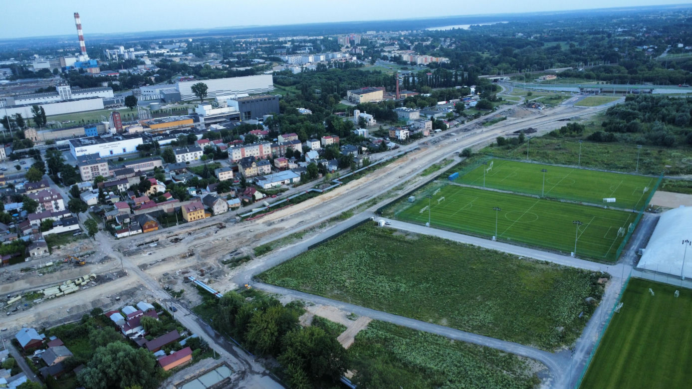 Budowa przedłużenia ulicy Lubelskiego Lipca '80