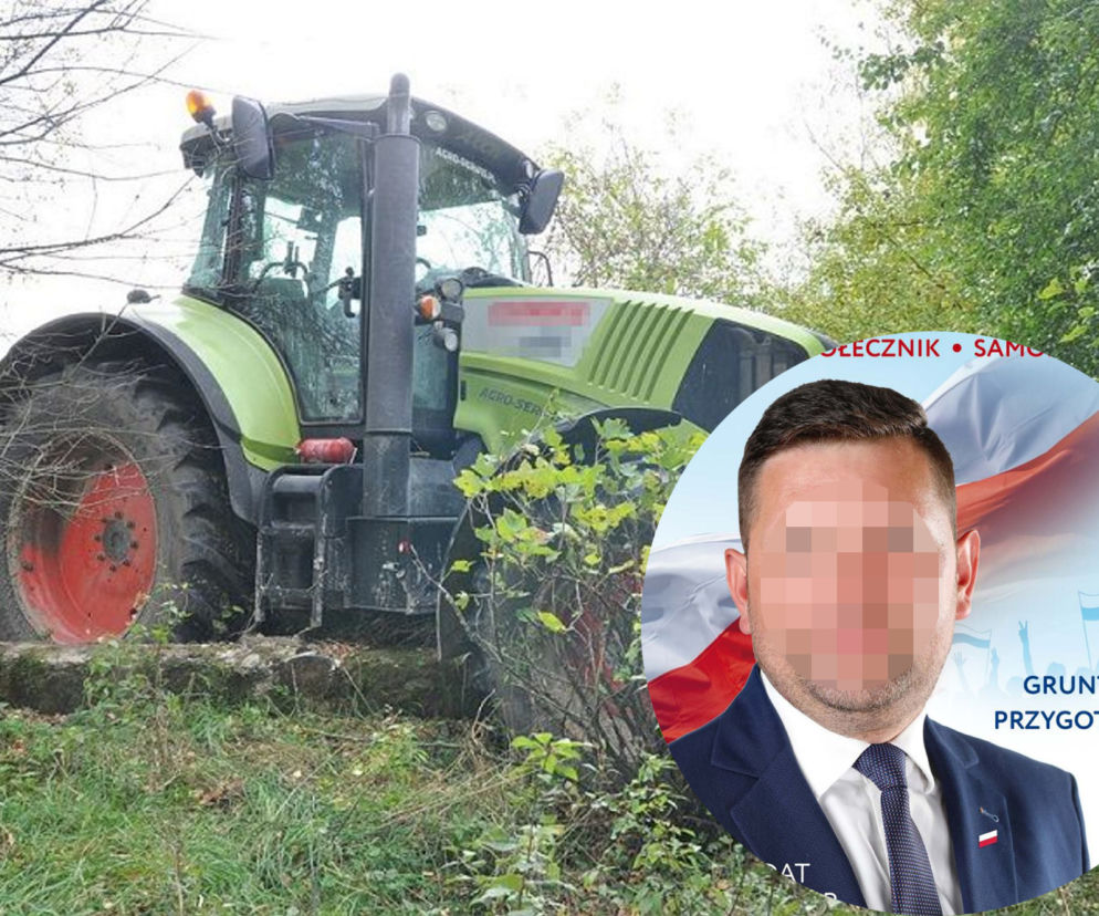 Radny PiS ukradł ciągnik za pół miliona!