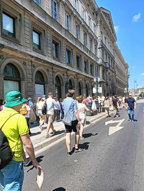 Kawowy ślad w centrum Warszawy