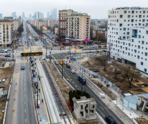 Tramwaj do Dworca Zachodniego w Warszawie - grudzień 2025