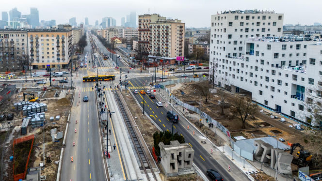 Tramwaj do Dworca Zachodniego w Warszawie - grudzień 2025