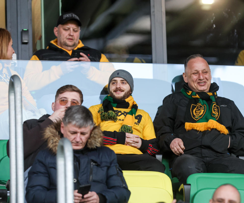 GKS Katowice - Lechia Gdańsk: Zdjęcia kibiców i zawodników z meczu 25. kolejki PKO BP Ekstraklasy