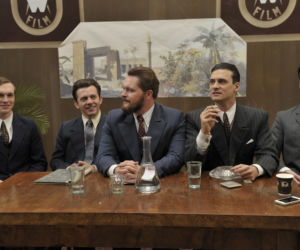 Bodo. Eugeniusz Bodo (Tomasz Schuchardt), Adam Brodzisz (Mateusz Damięcki), Michał Waszyński (Piotr Głowacki), Jerzy Roland (Tomasz Włosok), Seweryn Steinwurzel (Szymon Czacki)