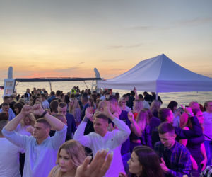 Ekipa Eska Summer City na imprezowym statku Princess w Świnoujściu 