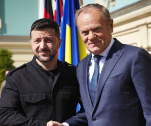 Tusk o rozmowie z Zełenskim: „Było inne towarzystwo”