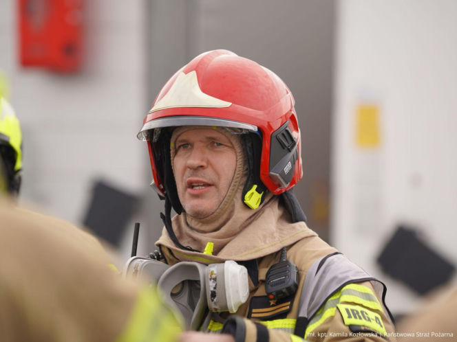 Pożar hali pod Poznaniem