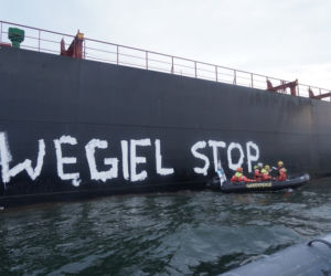 Węgiel stop. Zobacz zdjęcia z akcji Greenpeace