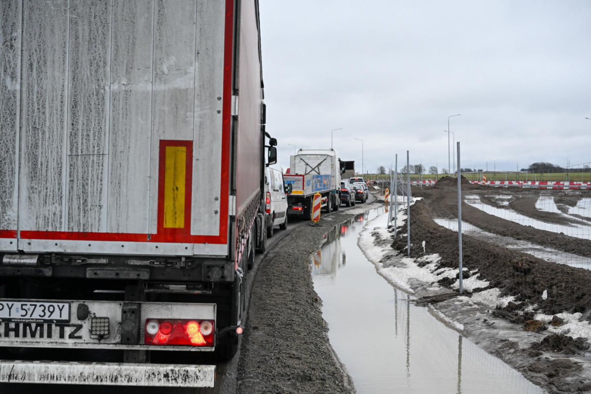 Karwice, zalana trasa S6