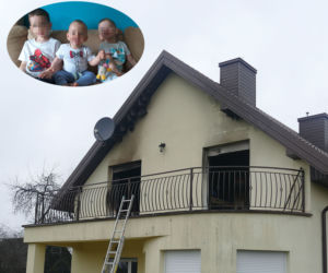 Zadźgała troje dzieci, spaliła się z nimi w domu?