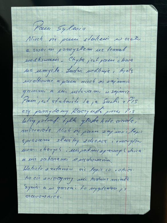 "Takich jak ty powinni palić w Auschwitz"