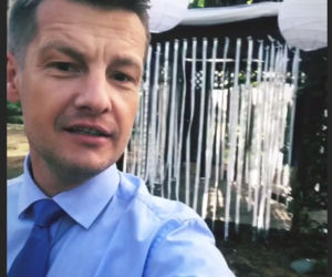 M jak miłość. Paweł Zduński (Rafał Mroczek) na planie