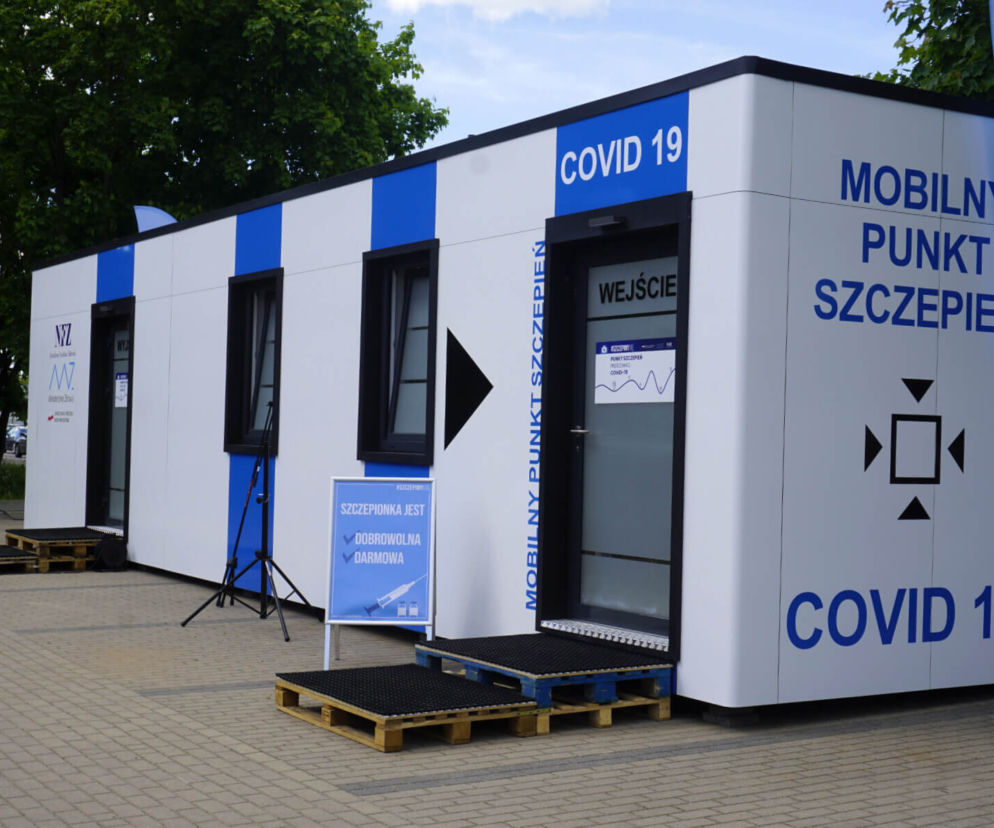 Tak wygląda mobilny punkt szczepień w Suwałkach [ZDJĘCIA]