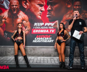 Ring girls na ważeniu Gromda 24