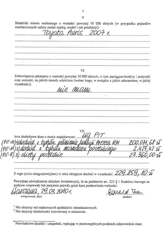 Oświadczenie
