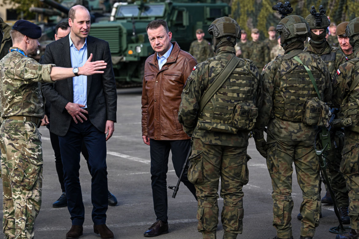 Książę William z wizytą w Polsce. Odwiedził żołnierzy w Rzeszowie