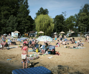 Plaża w Osiecznej lato