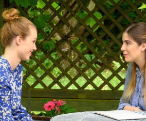 Barwy szczęścia, odc. 2164. Agata (Natalia Zambrzycka), Mirka (Magdalena Dwurzyńska)