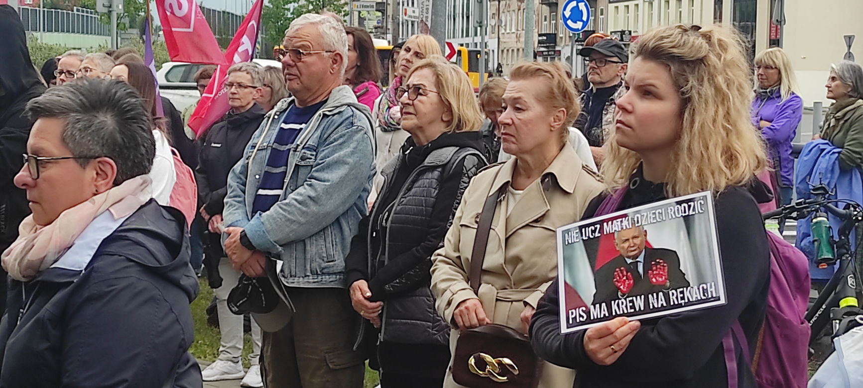 Protest kobiet "Ani jednej więcej!" w Kielcach (14 czerwca 2023)